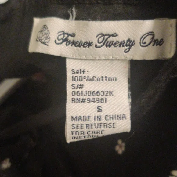 Forever twenty one black floral summer dress - Picture 6 of 6